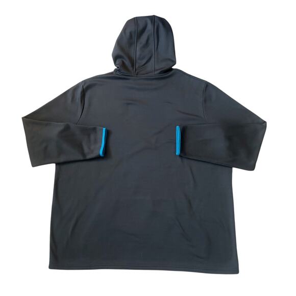 Xersion Gray Blue Trim Quick-Dri Hoodie Mens Size 2XL - Picture 5 of 5